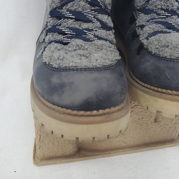 Circus By Sam Edelman Womens Kilbourn Winter Boots Brown Faux Fur Lace Up SZ 6 - Picture 5 of 12